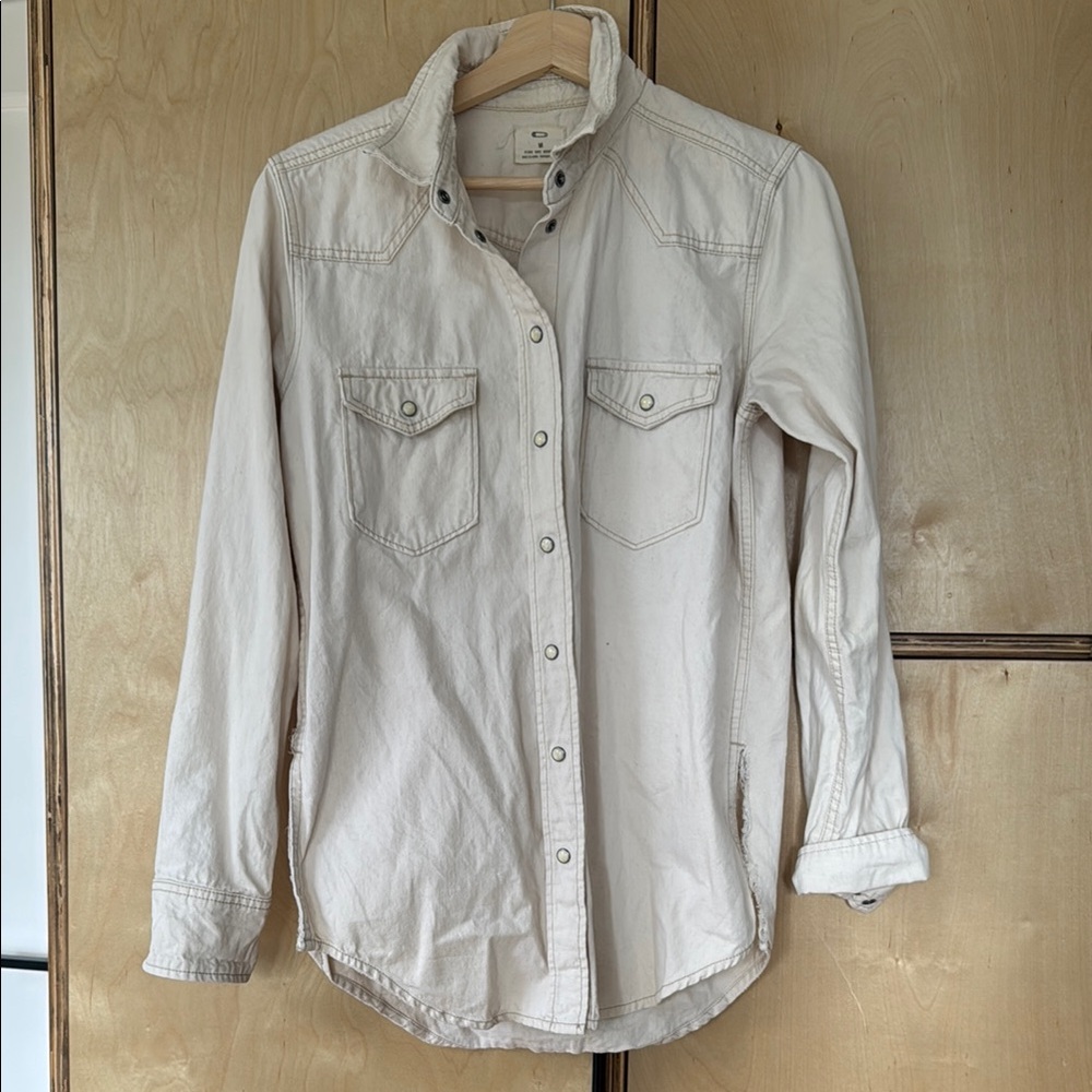 Pins & Needles Cream Work Jacket